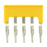 Keresztösszekötő 4mm2 sorkapocshoz (ZRK) 5P szigetelt sárga ZQI 4/5 YE CONTA-CLIP