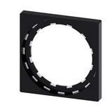 Keret d22 vezérlőelemhez üres üres fekete négyzetes 29.8mm x 29.8mm x SIRIUS ACT SIEMENS