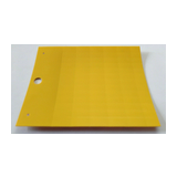 Készülék- és berendezésjelölő címke műanyag sárga ragasztó PVC-TAA 9X20 K YE CONTA-CLIP