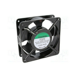 Készülék ventilátor axiál 79m3/h 37dB(A) 230V 50Hz 28501/min 120mm x 120mm x 38mm Sunon