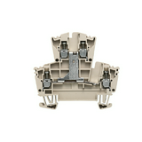 Átmenő sorkapocs 2,5mm2 TS35 2-szintes 24A 0.5-2.5mm2 bézs csavaros WDK 2.5V Weidmüller