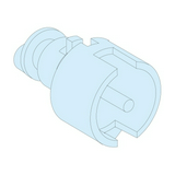 Zárbetét 3mm IP55 kéttollú Prisma G/P Schneider