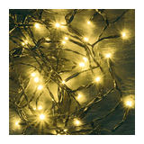 LED fényfűzér 200LED +tápdugó 12.5db/m fehér-fényű 220-240V AC IP30 KII Texus