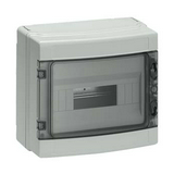 Kiselosztó 63A 1x 12M falonkívüli szürke IP65 átlátszó zárt ajtó SIMBOX SIEMENS