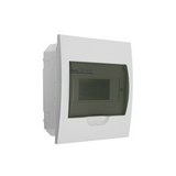 Kiselosztó 63A/400V műanyag 1x 8M süllyesztett IP40 zárt ajtó DB108F 1X8P/FMD KANLUX