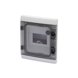 Kiselosztó SÜLLY. átl. ajtó 1 soros 6M PE/N sín nélkül IP55 40CDi GEWISS