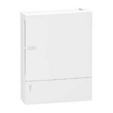 Kiselosztó PE/N-sínnel műanyag 2x 12M falonkívüli fehér IP40 ajtó Mini Pragma Schneider