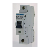 Kismegszakító 1P 6A C-jelleg 400V AC 10kA/60898 10kA/60947 NC Hager