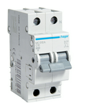 Kismegszakító 1P+N 10A C-jelleg 230V AC 6kA/60898 10kA/60947 2M MC Hager