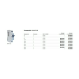 Kismegszakító 1P+N 13A B-jelleg 240V AC 4.5kA/60898 MHN Hager