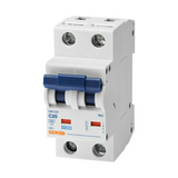 Kismegszakító 1P+N 20A C-jelleg 500V AC 6kA/60898 6kA/60947 2M RB60 GEWISS