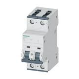Kismegszakító 1P+N 25A C-jelleg 230V AC 10kA/60898 15kA/60947 2M 5SL SIEMENS