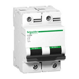 Kismegszakító 2P 100A C-jelleg 415V AC 10kA/60898 20kA/60947 Acti9 C120N Schneider