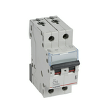 Kismegszakító 2P 10A C-jelleg 400V AC 16kA/60898 10kA/60898 TX3 LEGRAND