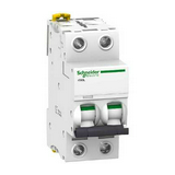 Kismegszakító 2P 2A C-jelleg 400V AC/DC 15kA/60898 100kA/60947 Acti9 iC60L Schneider