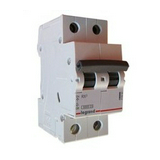 Kismegszakító 2P 40A C-jelleg 400V AC 6kA/60898 6kA/60947 RX3 LEGRAND