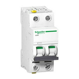 Kismegszakító 2P 63A C-jelleg 400V AC/DC 6kA/60898 20kA/60947 Acti9 iC60N Schneider