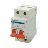 Kismegszakító 2P 6A B-jelleg 230V AC 6kA/60898 TDS TRACON