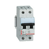 Kismegszakító 2P 6A B-jelleg 400V AC 6kA/60898 DX-S LEGRAND