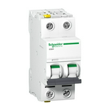Kismegszakító 2P 6A C-jelleg 400V AC/DC 10kA/60898 30kA/60947 Acti9 iC60H Schneider