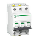 Kismegszakító 3P 0.5A C-jelleg 400V AC/DC 10kA/60898 70kA/60947 Acti9 iC60H Schneider