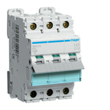 Kismegszakító 3P 16A B-jelleg 400V AC 10kA/60898 30kA/60947 NB Hager