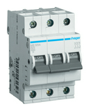 Kismegszakító 3P 25A B-jelleg 400V AC 6kA/60898 3M MB Hager