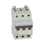 Kismegszakító 3P 63A C-jelleg 400V AC 10kA/60898 16kA/60947 DX3 LEGRAND