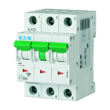Kismegszakító 3P 6A B-jelleg 400V AC 10kA/60898 PL7-B6/3 EATON