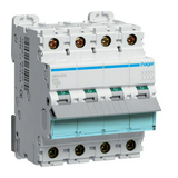 Kismegszakító 3P+N 16A B-jelleg 400V AC 10kA/60898 30kA/60947 NB Hager