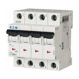Kismegszakító 4P 0.25A C-jelleg 230V AC 6kA/60898 4M PL6-C0,25/4 EATON