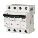 Kismegszakító 4P 1.5A B-jelleg 230V AC 6kA/60898 4M PL6-B1,5/4 EATON