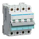 Kismegszakító 4P 16A B-jelleg 400V AC 10kA/60898 30kA/60947 NB Hager