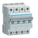 Kismegszakító 4P 20A B-jelleg 400V AC 10kA/60898 30kA/60947 NB Hager