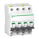 Kismegszakító 4P 40A C-jelleg 400V AC/DC 6kA/60898 20kA/60947 Acti9 iC60N Schneider