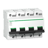 Kismegszakító 4P 80A C-jelleg 400V AC 10kA/60898 20kA/60947 Acti9 C120H Schneider