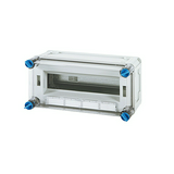 Kismegszakítós szekrény 12modul IP65 1-kalapsín 12-modulhely 150mm 300mm 170mm x Mi 1112-U Hensel