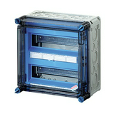 Kismegszakítós szekrény 2x12modul IP65  Mi 1220 Hensel