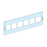 Homloklap kivágott 72x72mm műszerekhez 500mm-sz 150mm-ma 3M porszórt acél Prisma G/P Schneider