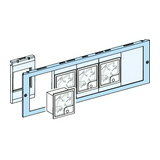 Homloklap kivágott 72x72/96x96mm műszerekhez 500mm-sz 150mm-ma 3M porszórt Prisma G/P Schneider