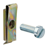 Klipszes anya + csavar M5 (25db)  Quadro Hager