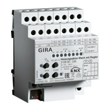 KNX aktor fűtési 6-kimenet 110-230V kalapsínre 4M IP20 GIRA