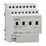 KNX kapcsolóaktor 4x 16A 230V 3680W kalapsínre 4M GIRA