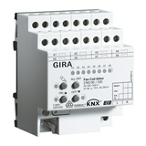 KNX kapcsolóaktor FanCoil 2x 10A 230V 2300W kalapsínre 4M GIRA