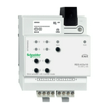 KNX redőny/zsalu aktor 100-240VAC kalapsínre 2x 10A AC 4M-DIN 1000W Schneider