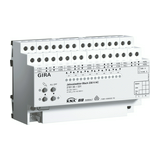 KNX redőnyaktor 230VAC/12-48VDC kalapsínre 8x AC/DC 8M GIRA