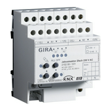 KNX redőnyaktor 230VAC kalapsínre 2x AC 4M GIRA