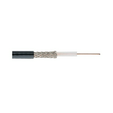 Koax kábel RG-58C 50Ohm 0.9mm ónozott réz tömör-belső vezető 3.6mm réz fekete RG-58C/U 100m