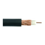 Koax kábel RG-59 75Ohm 0.59mm réz tömör-belső vezető 4.5mm réz RG-59B/U 100m