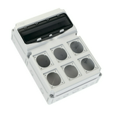 Kombinációs doboz 16/32A 6-dugaljhely falonkívüli kezeletlen műanyag modulajtó FLEX 16-S6 PCE